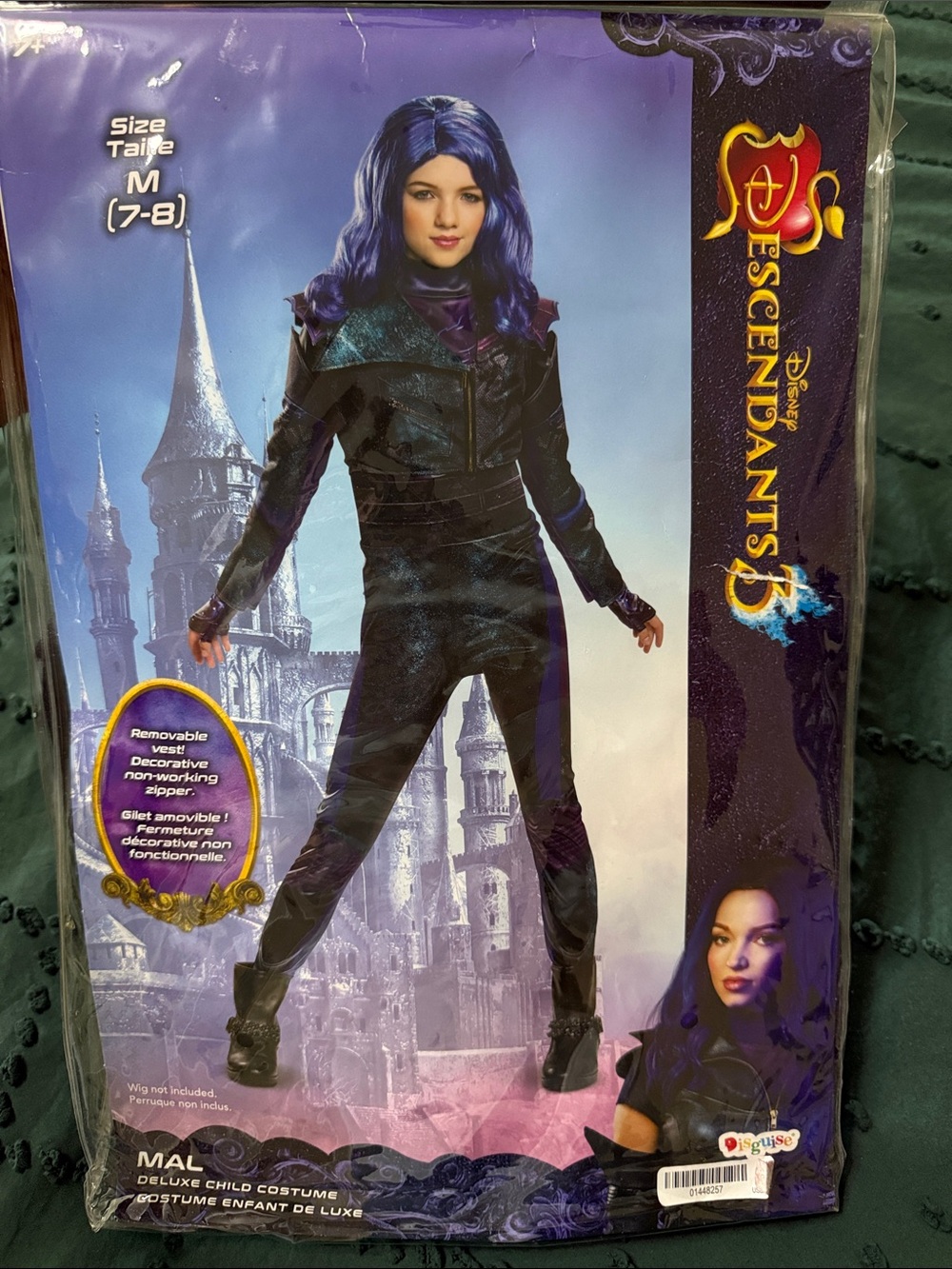 Disney Descendants Mal Deluxe Kids Costume - Black & Purple